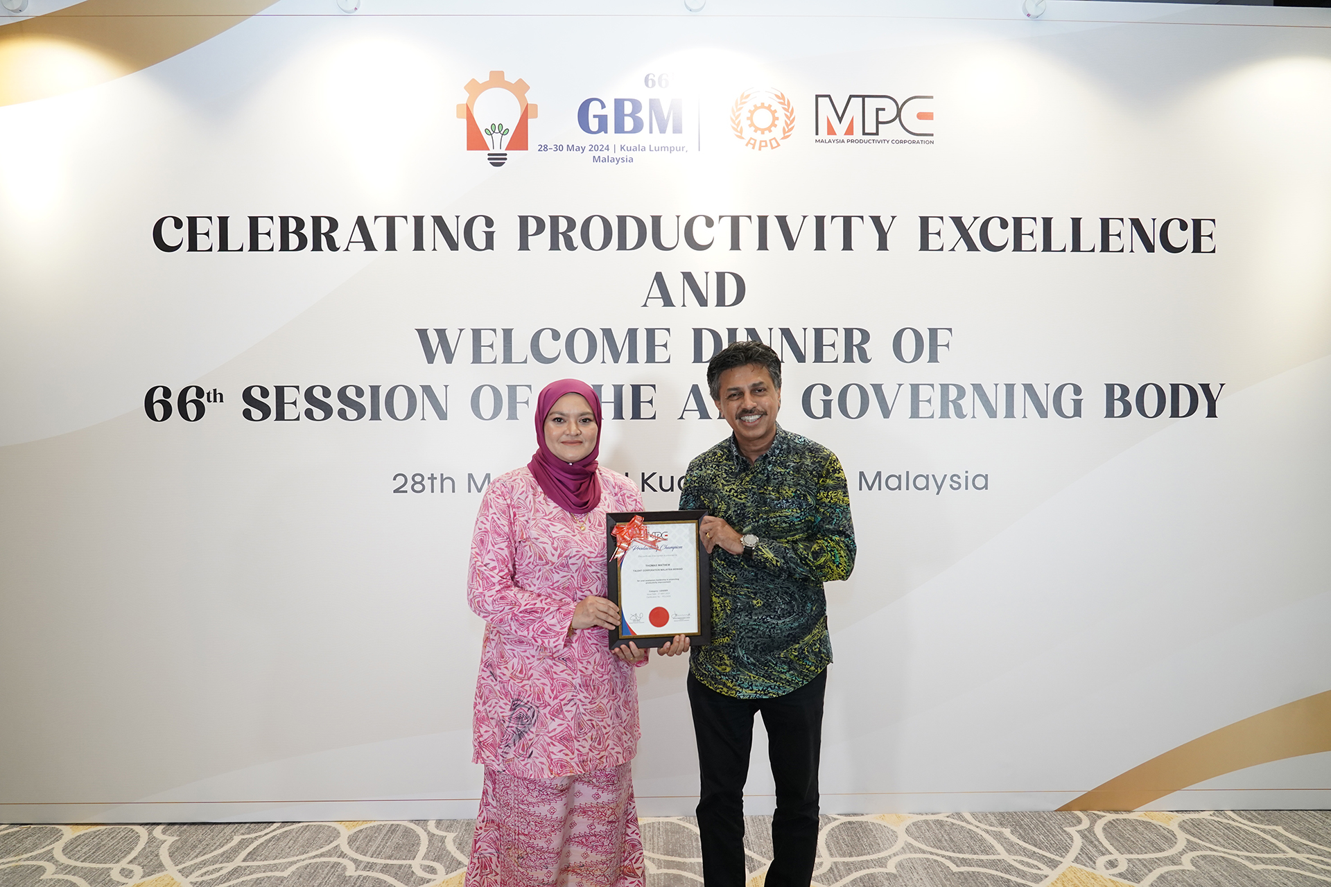 TalentCorp takes home productivity champion top award for outstanding ...