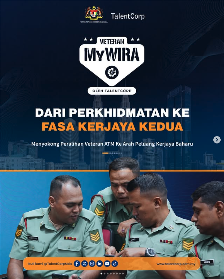 Ramai veteran ATM masih mempunyai pengalaman, kemahiran dan potensi yang boleh terus dimanfaatkan selepas tamat perkhidmatan.